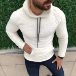 Men’s Stylish Fully Warm Woolen Hoodie